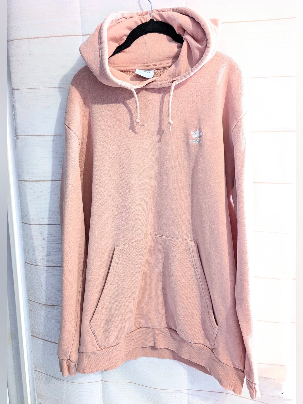 Adidas Primegreen Light Pink / Salmon Pullover Hoodie Size Large